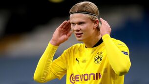 <p>Erling Haaland has been allowed to take care of "personal matters" by Borussia Dortmund amid increased speculation the striker is poised to sign for Manchester City. Nick Potts/PA Wire.</p>