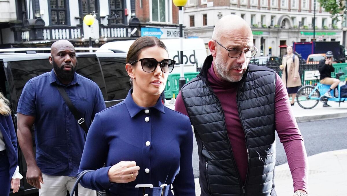 Rebekah Vardy arrives at the Royal Courts Of Justice, London, as the high-profile libel battle between Rebekah Vardy and Coleen Rooney is finally set to go to trial. Picture: Ian West/PA Wire