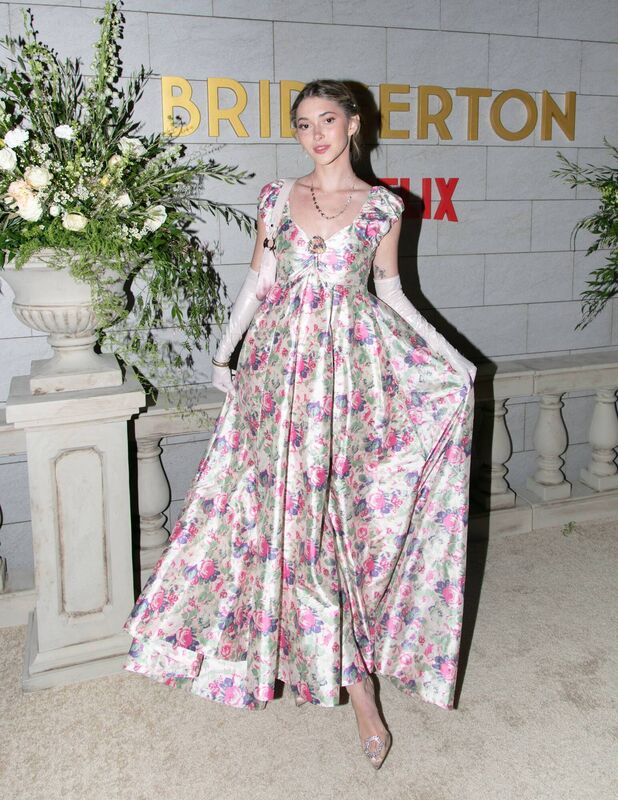 Maddie White attends the Bridgerton Season 2 &amp; The Queen's Ball