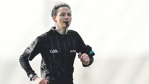 <p>First lady: Referee Maggie Farrelly has already broken many barriers in Gaelic Games. </p>