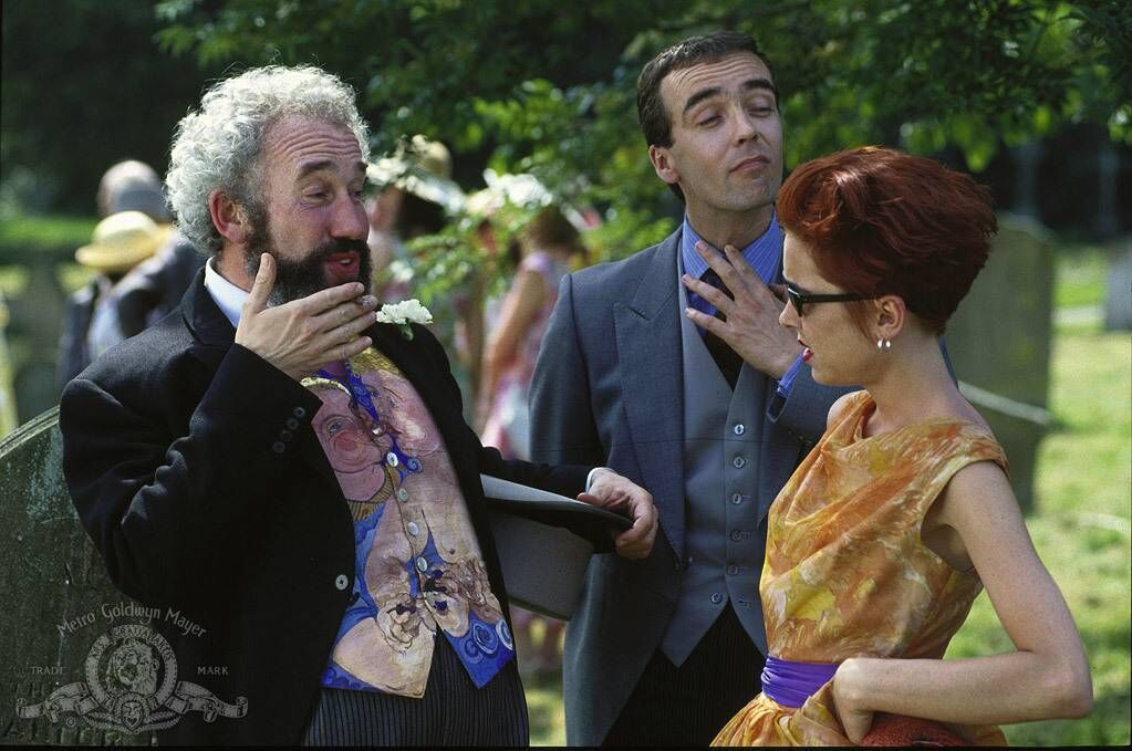 Simon Callow in Four Weddings And A Funeral. 