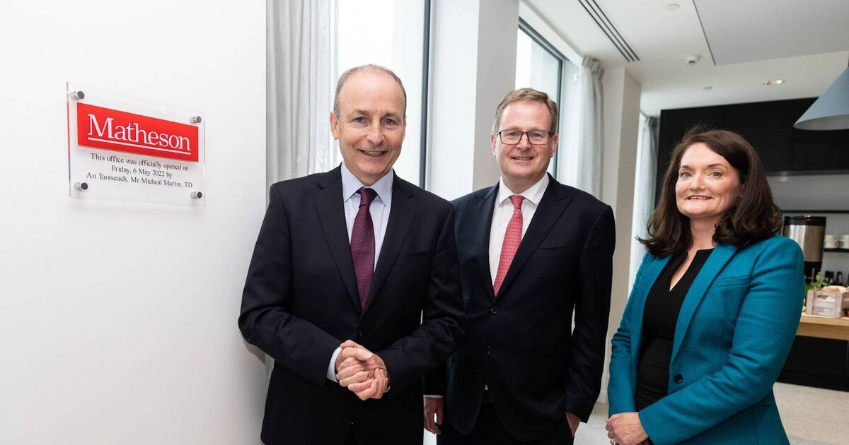 Law firm Matheson opens new hybridfriendly Cork office