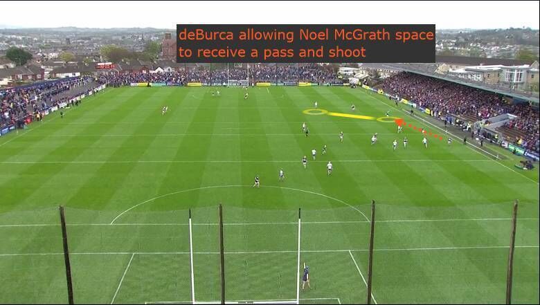 Tadhg de BĂşrca left Noel McGrath wander in space Tadhg de BĂşrca left Noel McGrath wander in space