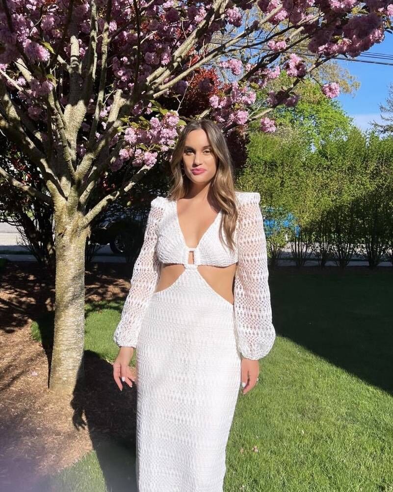 The bride-to-be shared a glimpse of their rehearsal dinner on Thursday. Pic: Hannah Berner via Instagram