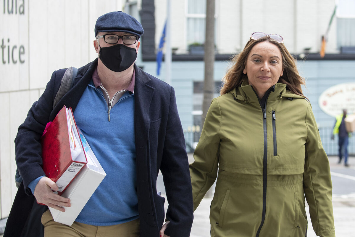 Michael Lynn (left) told the court that he initially resisted extradition from Brazil because his wife Brid (right) was pregnant. File photo: Collins Courts