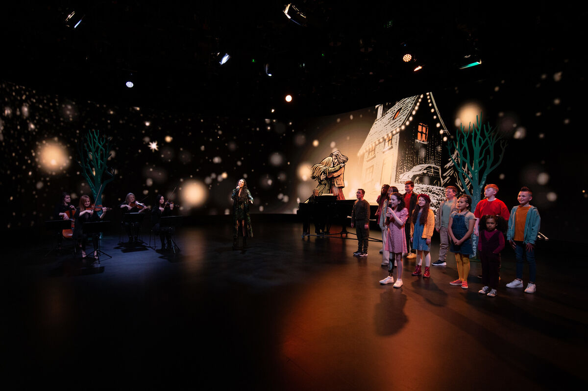 'All The Same' was debuted by the musicals composer RuthAnne Cunningham tonight alongside guest appearances from a number of Toy Show kids 