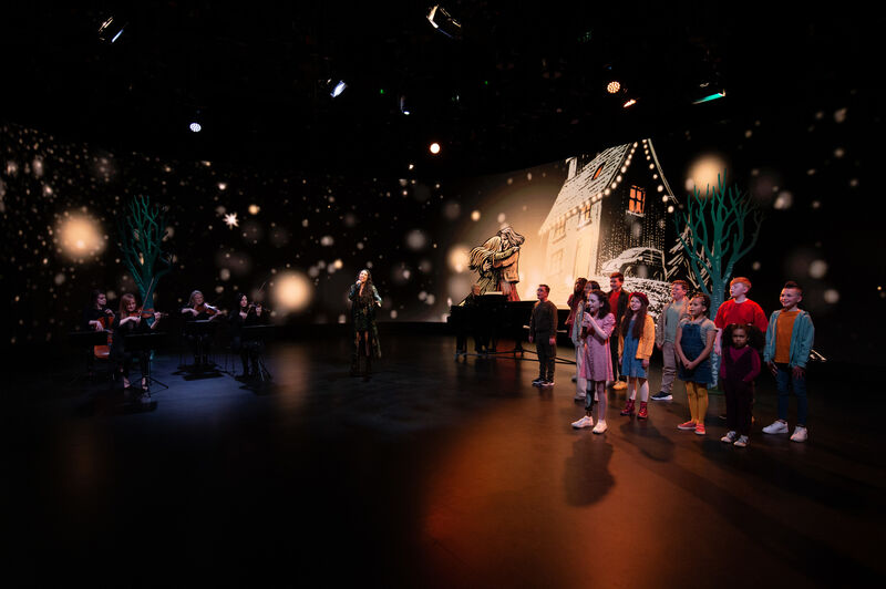'All The Same' was debuted by the musicals composer RuthAnne Cunningham tonight alongside guest appearances from a number of Toy Show kids 