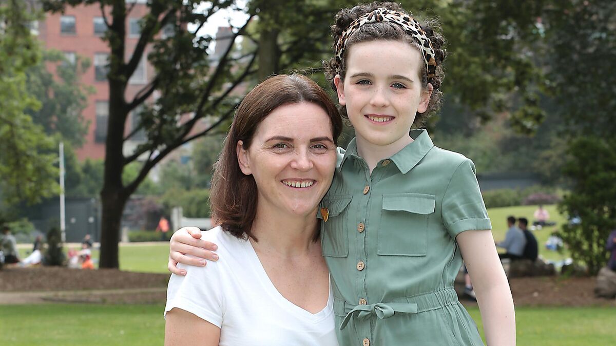 Saoirse Ruane, with her mother Rosanna