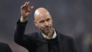 <p>Erik ten Hag has backed Marc Overmars for a return to Ajax. (AP Photo/Peter Dejong)</p>