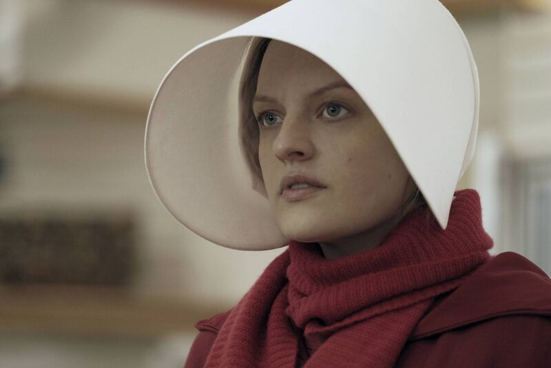 Elisabeth Moss in The Handmaid's Tale. Pic: Charlie Fearn Elisabeth Moss in The Handmaid's Tale. Pic: Charlie Fearn