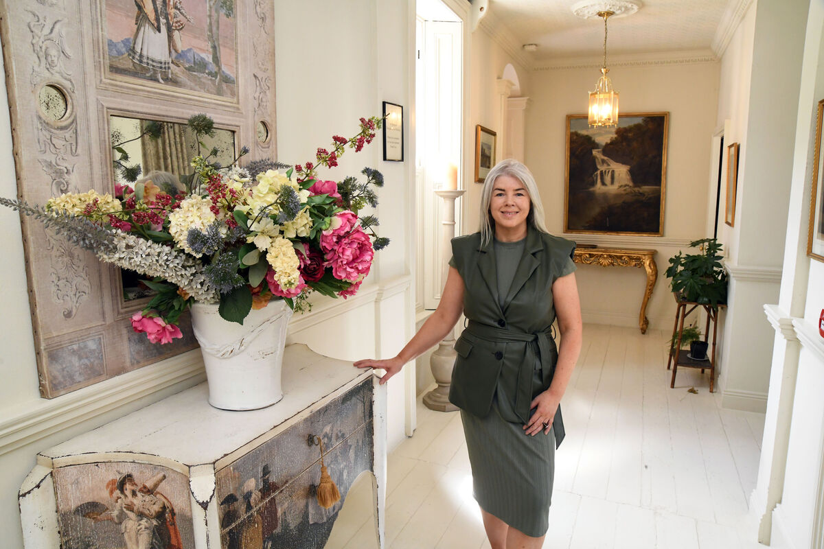Myra Ryall, co-owner, in the Townhouse Interiors &amp; Café, Doneraile. Myra is co-owner, along with her husband, Ray O’Callaghan. Picture Denis Minihane.