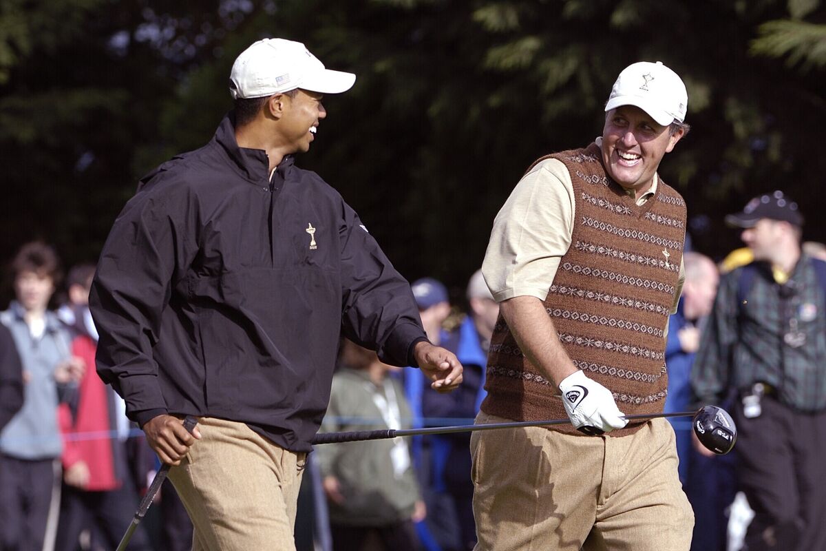 Tiger Woods and Phil Mickelson.