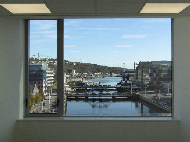 Leeside moves: View downriver from One 1 South Mall Leeside moves: View downriver from One 1 South Mall