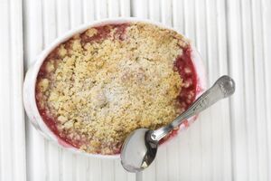 Rhubarb Crumble