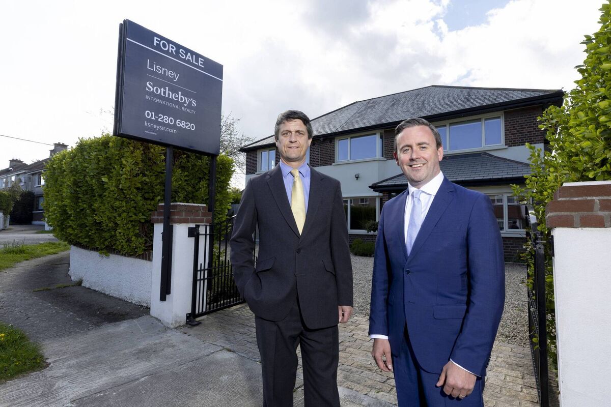 Sotheby's IR David Ashmore, now Director Lisney Sotheby's International Realty Country Homes (left) with David Byrne, Lisney Managing Director.