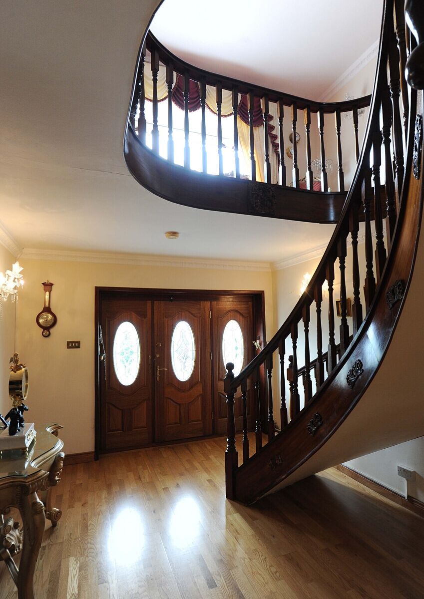 Sweeping  staircase at Falcal Heights