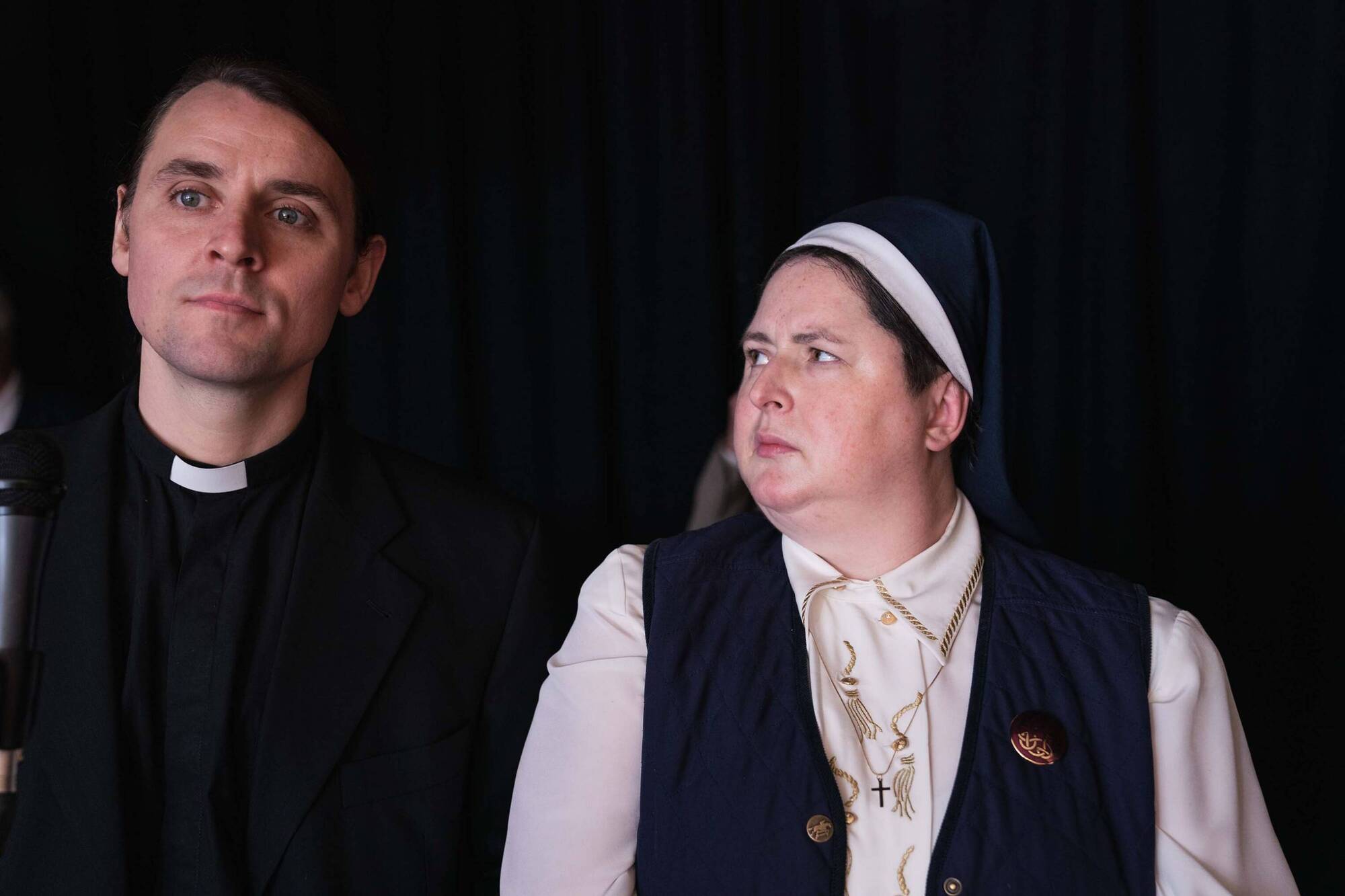 Fr Peter and Sister Michael in Derry Girls