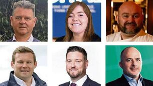 <p>New roles: (top row) Mark Dendy, Jane Daly, Daniel Byrne; (bottom row) Denis Fogarty, Eoghan Murphy, Paul Sexton. </p> <p>New roles: (top row) Mark Dendy, Jane Daly, Daniel Byrne; (bottom row) Denis Fogarty, Eoghan Murphy, Paul Sexton. </p>