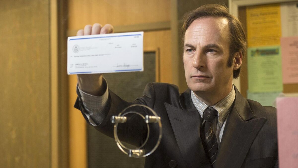 Bob Odenkirk as Saul Goodman in Better Call Saul. Bob Odenkirk as Saul Goodman in Better Call Saul.