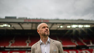 <p>Manchester United manager Erik ten Hag has made Champions League qualification his ‘first target’ for next season (Manchester United handout).</p>
