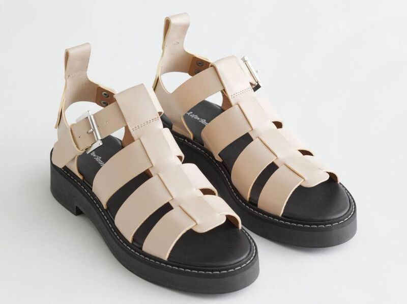 Chunky leather gladiator sandals, & Other Stories, €89 Chunky leather gladiator sandals, & Other Stories, €89