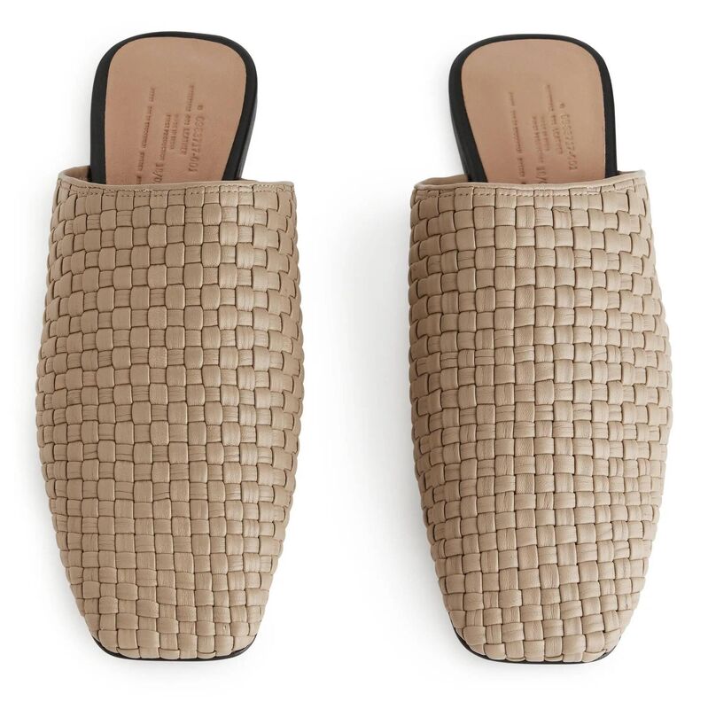 Leather slip-in mules, Arket, €150 Leather slip-in mules, Arket, €150