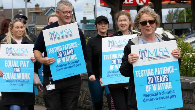 <p>The strikes were estimated by the HSE to impact around 14,000 patients each day, with outpatient and in-patient treatments suspended across all public hospitals causing significant disruption. Picture: Brendan Gleeson</p>
