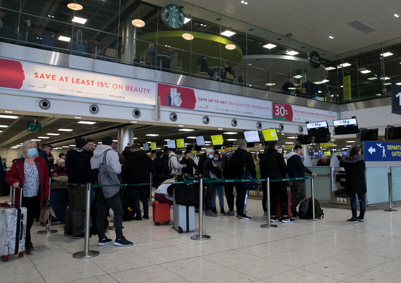 Queues at Dublin Airport could continue well into the summer months. Picture: Gareth Chaney/ Collins Photos Queues at Dublin Airport could continue well into the summer months. Picture: Gareth Chaney/ Collins Photos