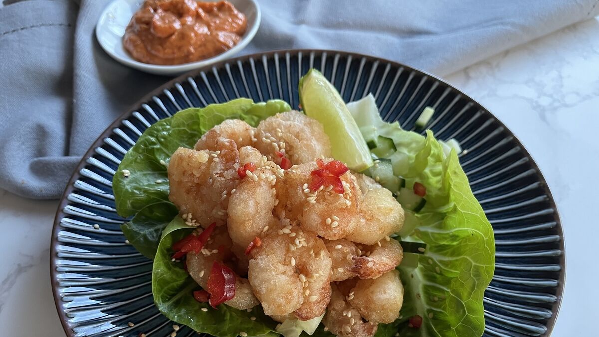 Korean-Style Prawn Cocktail