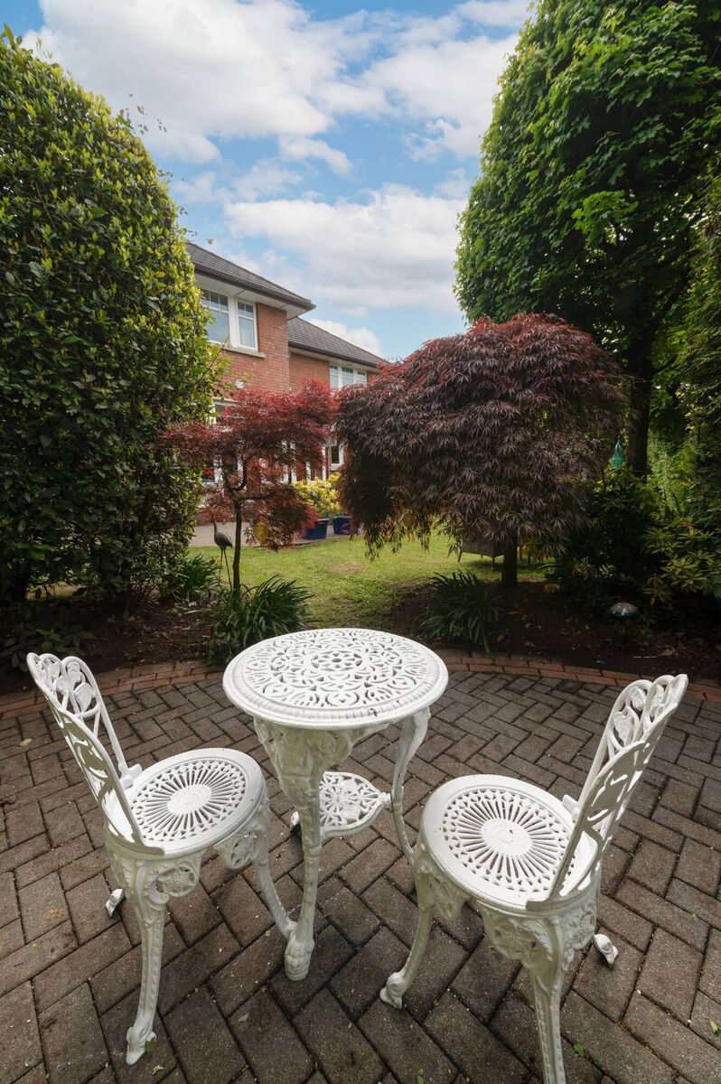 Tucked away separate patio