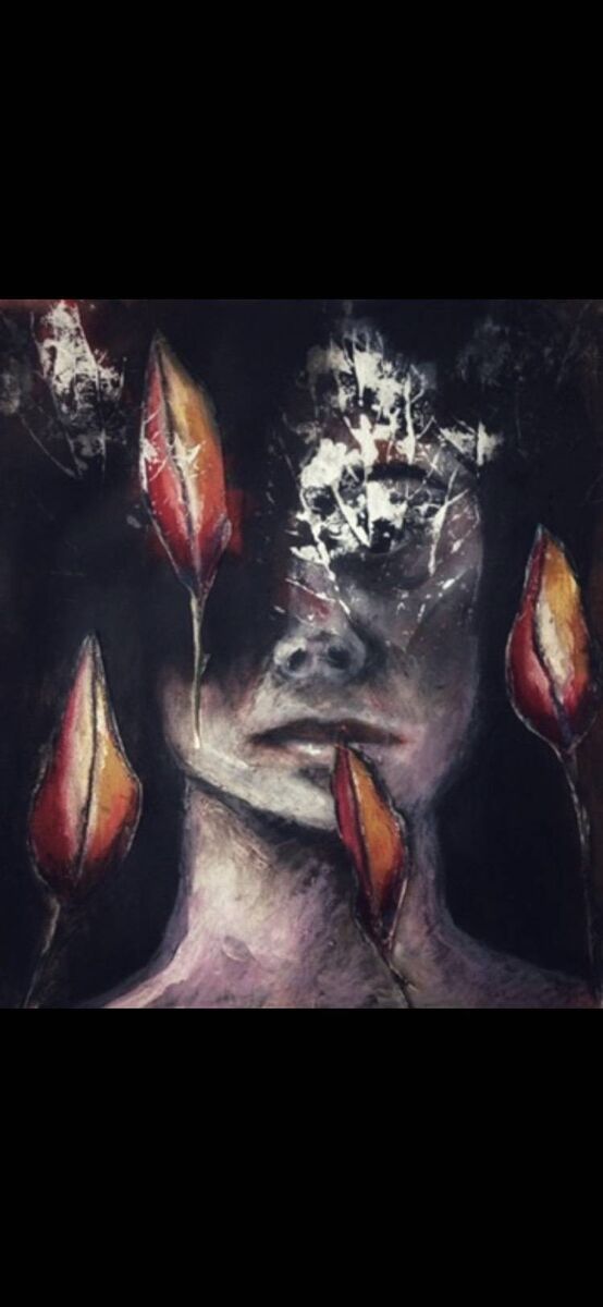 Self portrait of the artist