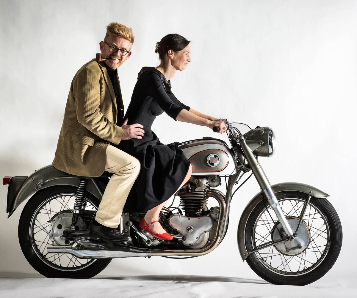 Dr Marc Ó Riain and Deborah Ni Riain. Picture: Janice O'Connell, f22