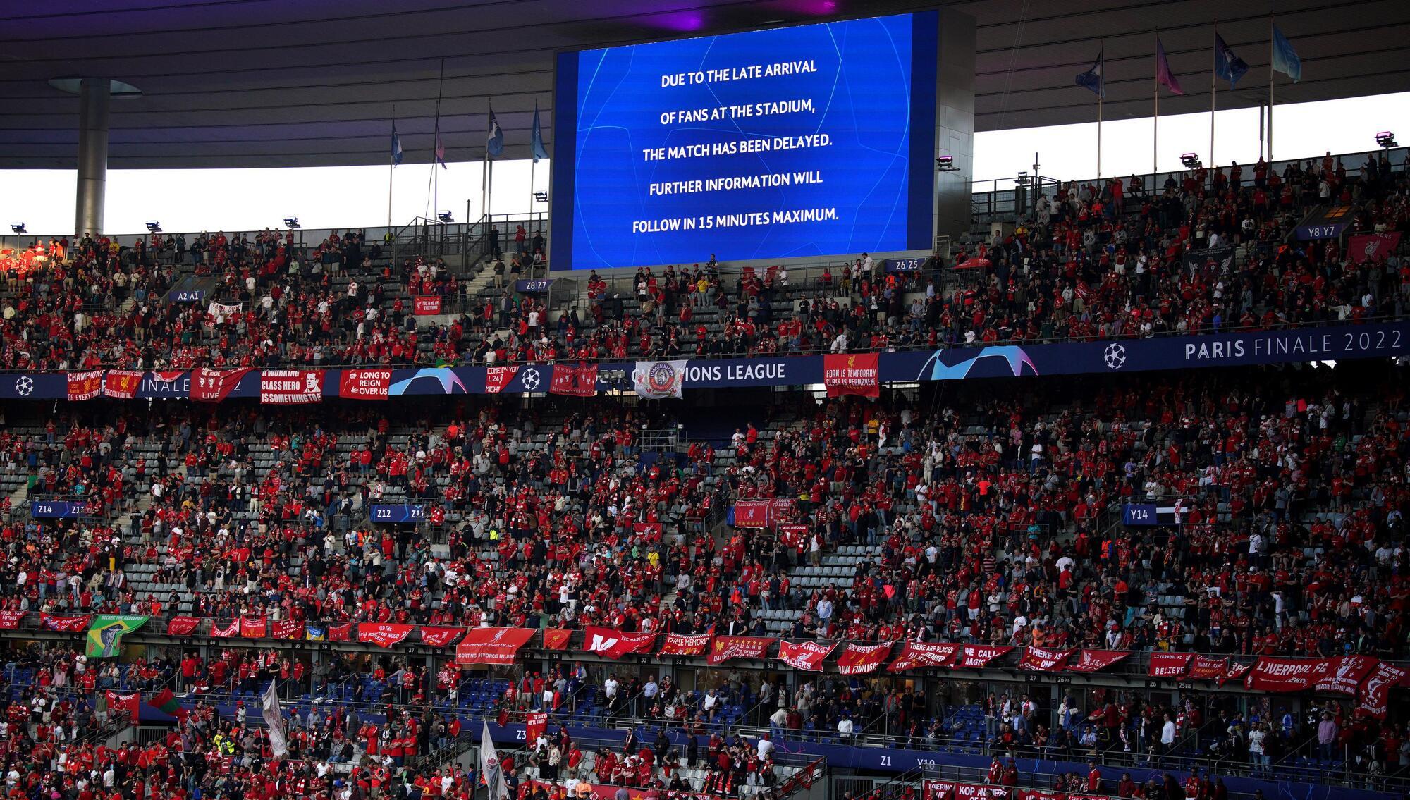 Kick-off delayed in Champions League final due to 'security issue'