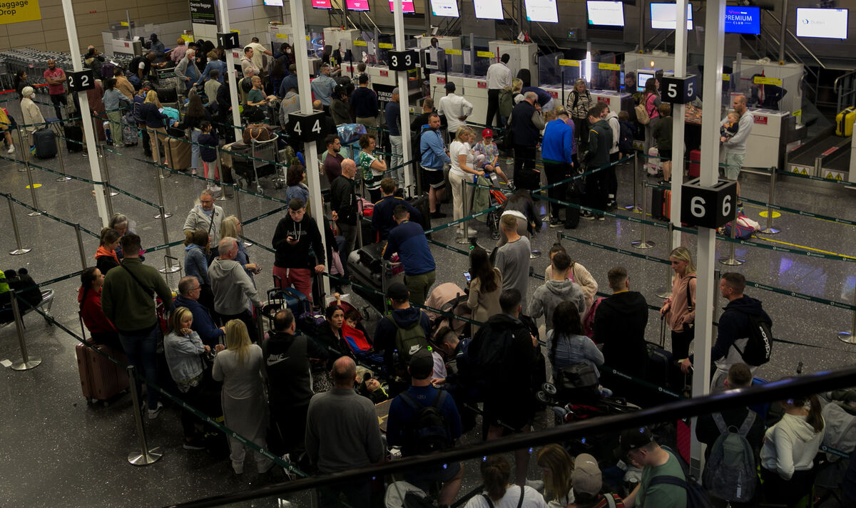 Members of the public at Dublin Airport. Picture: Gareth Chaney/ Collins Photos