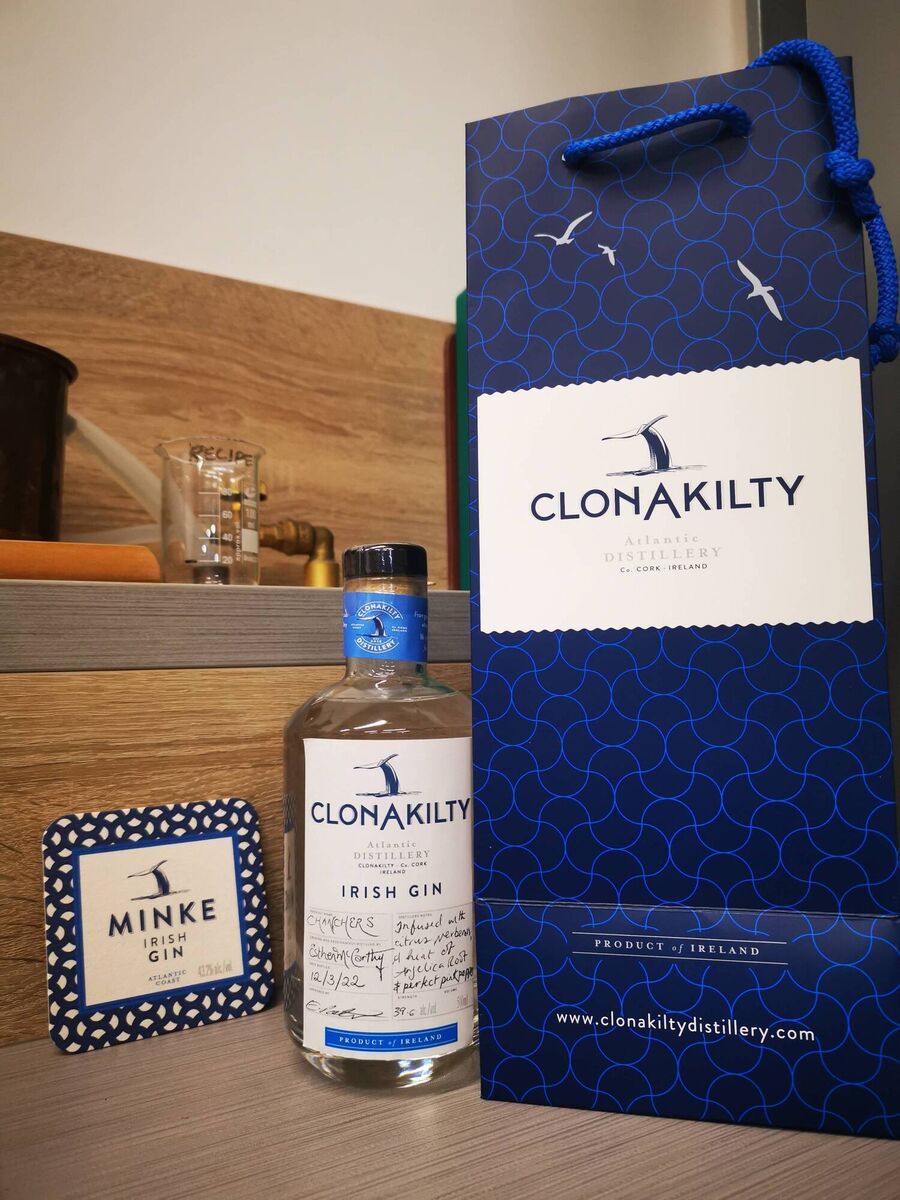 Minke Gin at Clonakilty Distillery Minke Gin at Clonakilty Distillery