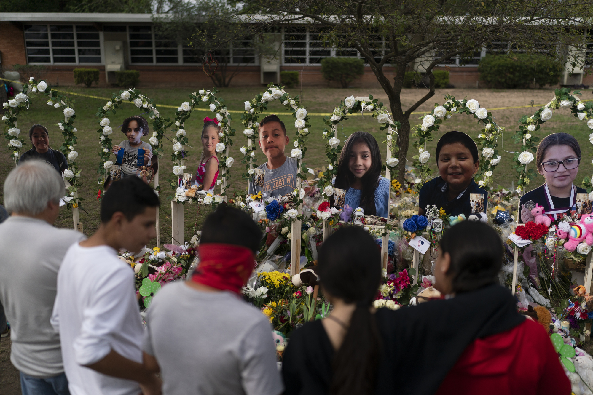 Families begin to bury children murdered in mass shooting at Texas school