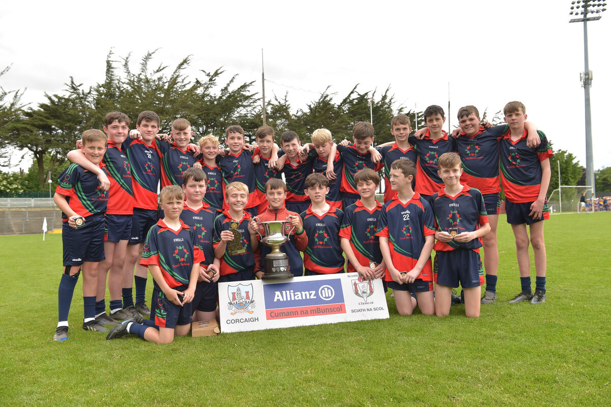  The Scoil Bhailenora team who defeated Gaelscoil na Duglaise in the H2 final