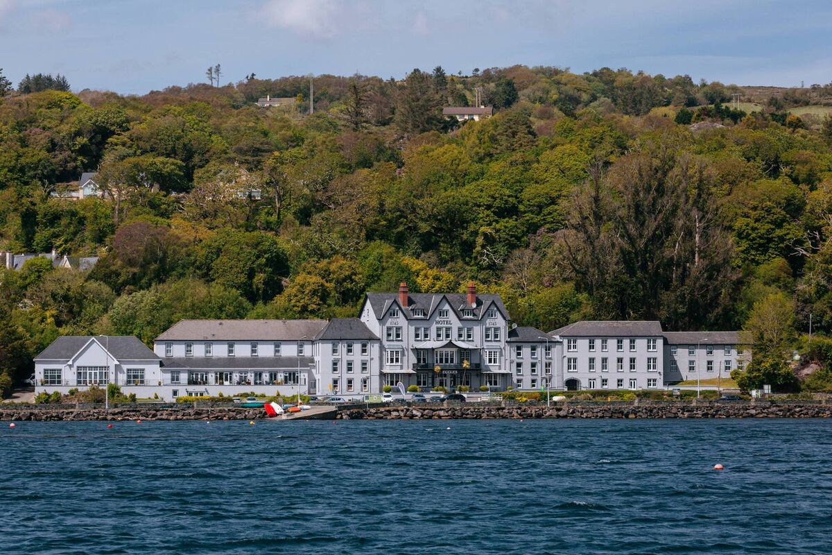 The Eccles Hotel commands panoramic views over Glengarriff Bay The Eccles Hotel commands panoramic views over Glengarriff Bay