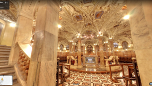 <p>Inside the Duomo in Milan on Google Street View</p>