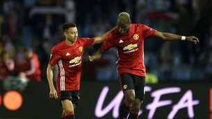 <p>Jesse Lingard and Paul Pogba are leaving Manchester United (Steven Paston/PA)</p>