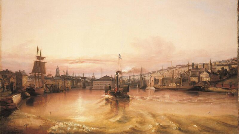 Paddle Steamer Entering the Port of Cork, by George Mounsey Wheatley Atkinson, is already part of the Crawford Art Museum's collection.