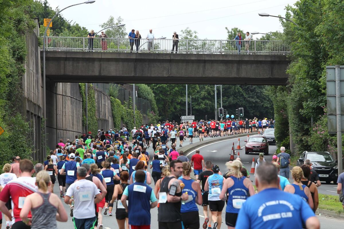Hundreds of runners pictured on the South Link road as they took part in the 2018 Cork City Marathon. Pic: Diane Cusack Hundreds of runners pictured on the South Link road as they took part in the 2018 Cork City Marathon. Pic: Diane Cusack