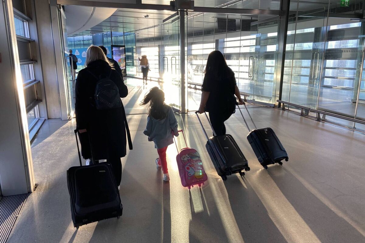 Passengers checking a bag are advised to add an extra hour on to the recommended airport arrival time. Picture: Fran Veale