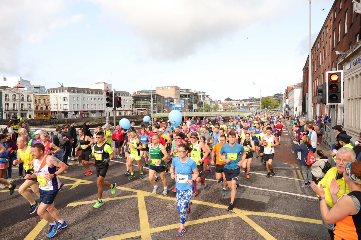 Competitors running along Camden Place at the 2019 Cork City Marathon. Picture: Darragh Kane Competitors running along Camden Place at the 2019 Cork City Marathon. Picture: Darragh Kane