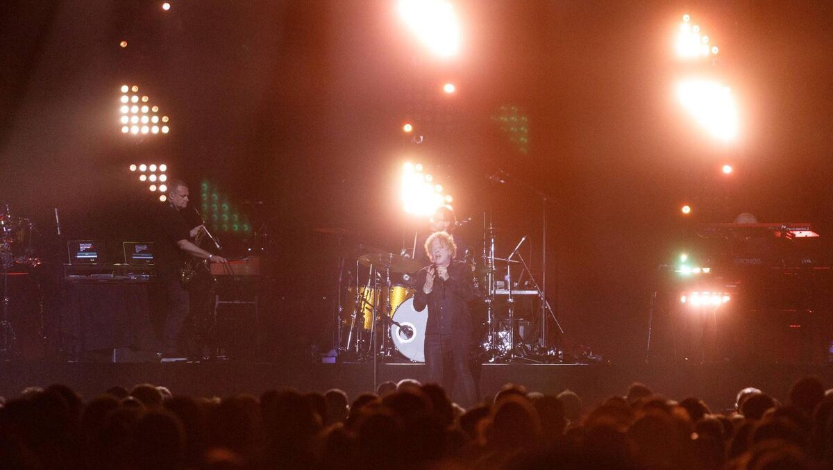 Mick Hucknall and Simply Red at the Marquee in Cork. 