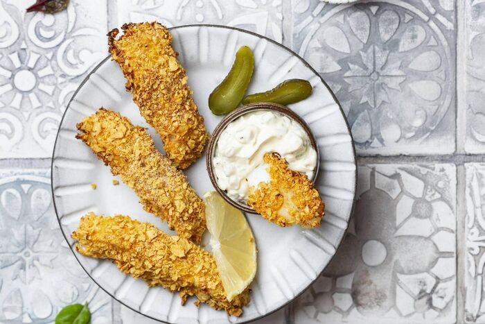 Fish Fingers with Garlic Mayo