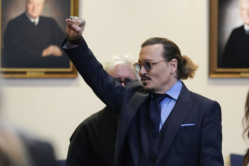 “I will fuck her burnt corpse afterwards to make sure she’s dead,” Johnny Depp wrote in a text message to a friend. Picture: AP Photo/Steve Helber, Pool) “I will fuck her burnt corpse afterwards to make sure she’s dead,” Johnny Depp wrote in a text message to a friend. Picture: AP Photo/Steve Helber, Pool)