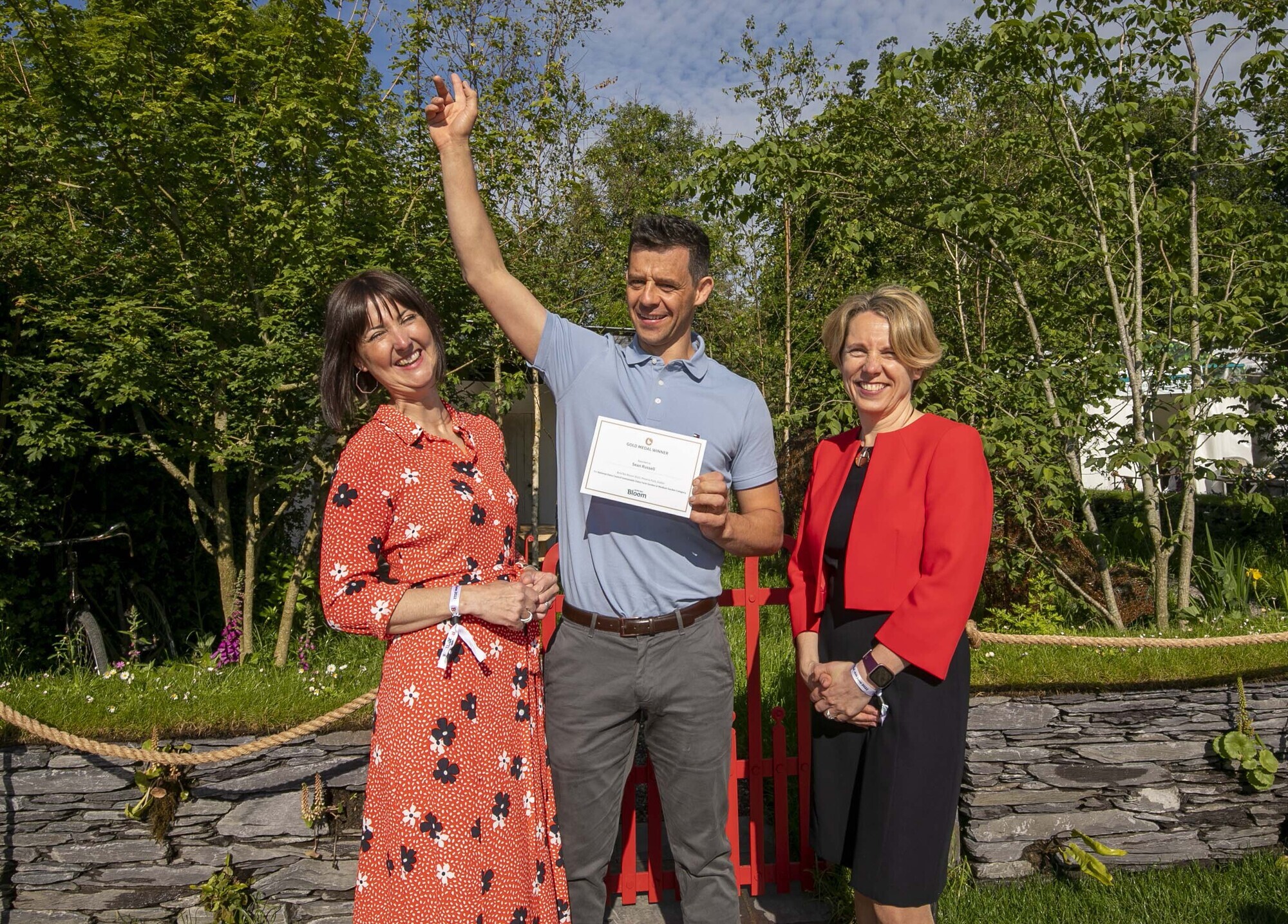 First-time garden designers strike gold at Bloom