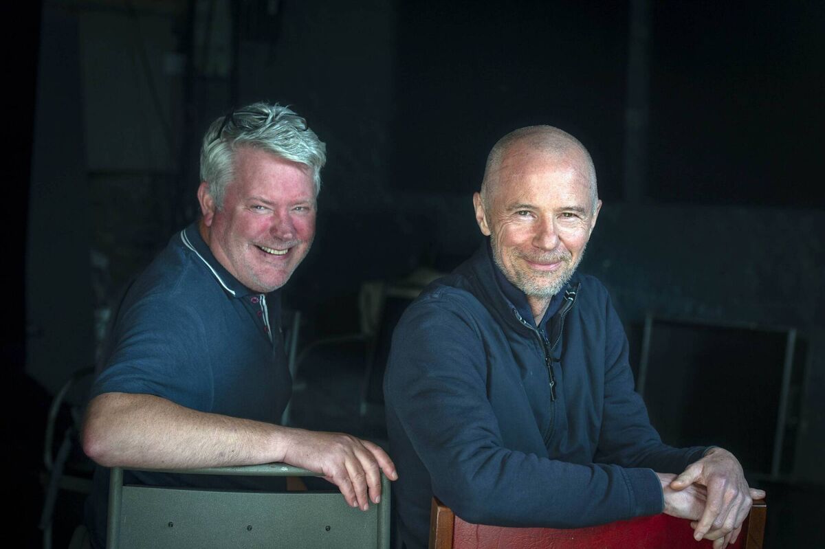 Pat Kiernan of Corcadorca, and Mel Mercier,  composer/sound designer. Picture: Michael Mac Sweeney/Provision