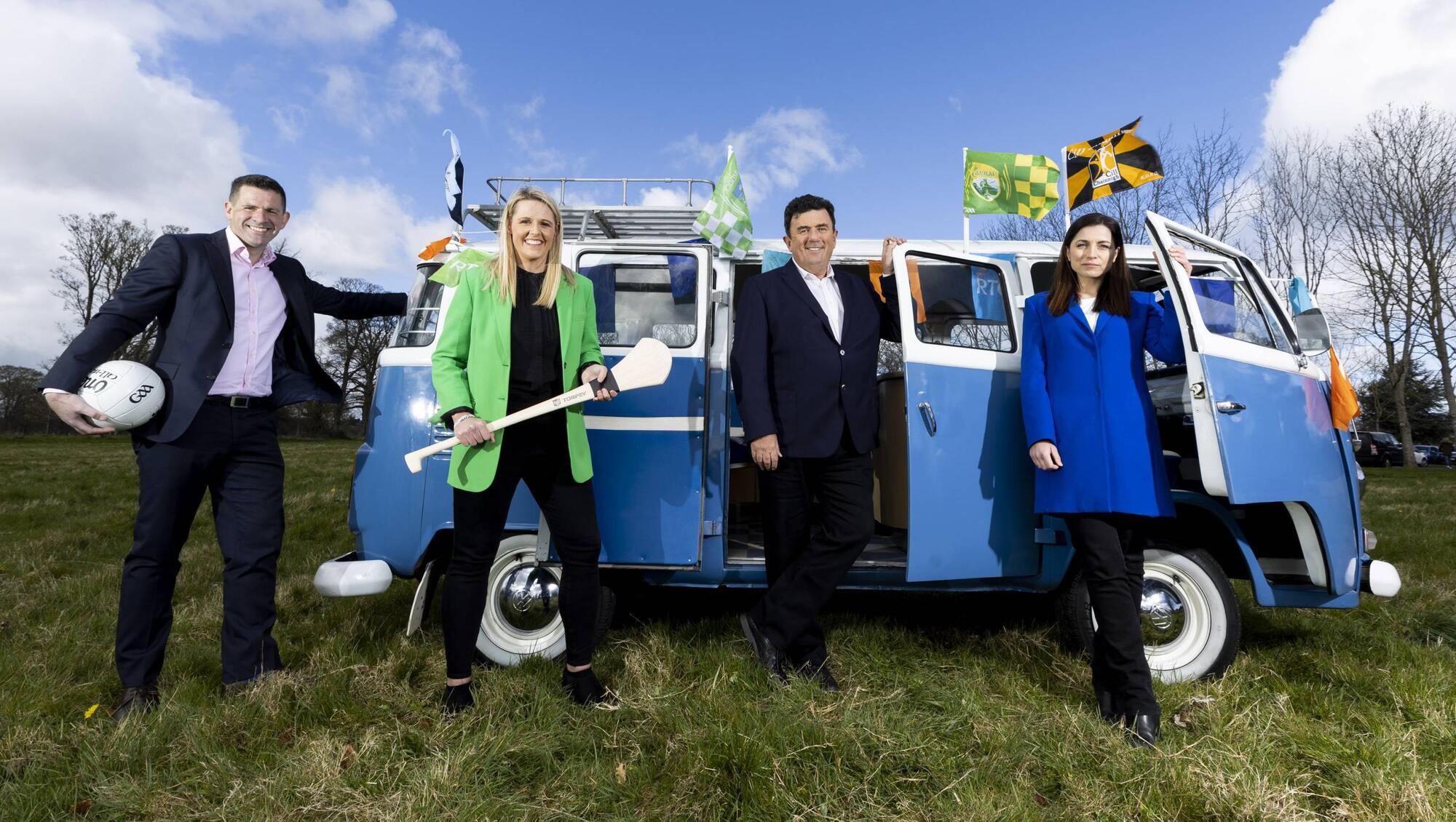 Bang for buck?: RTÉ's Coverage of the GAA Championship fronted by Darren Frehill, Jacqui Hurley, Des Cahill and Joanne Cantwell is not giving licence fee payers value for money according to Virgin Media MD Paul Farrell. Picture Andres Poveda 